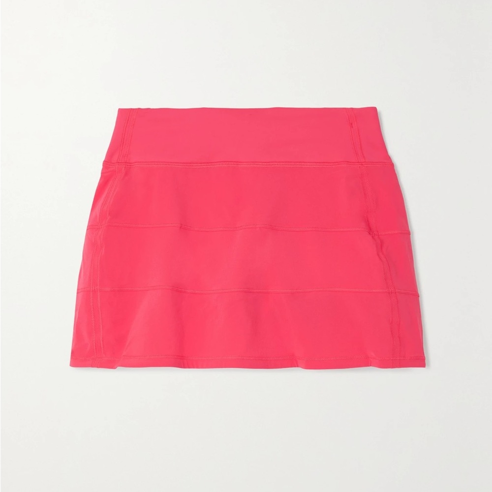 NWT Lululemon Pace Rival MR Skirt Lip Gloss Long Size 2